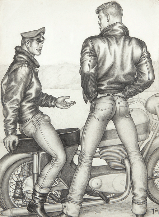 Tom of Finland, Untitled from the series Motorcycle, 1959–1960